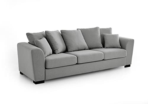 ATLANTIC home collection Mississipi 3-Sitzer Sofa Mississippi, 266/91/84 cm, Grau von Atlantic Home Collection