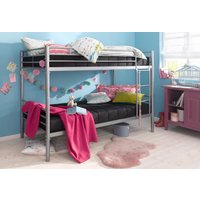 ATLANTIC home collection Etagenbett "Alex", inkl. Lattenrost, Absturzsicherung und Leiter aus Metall von Atlantic Home Collection