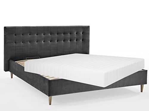 Atlantic Home Collection Bettrahmen Veronika 180 x 200 mit 7-Zonen TFK-Matratze, Bettkasten und Lattenrost von Atlantic Home Collection