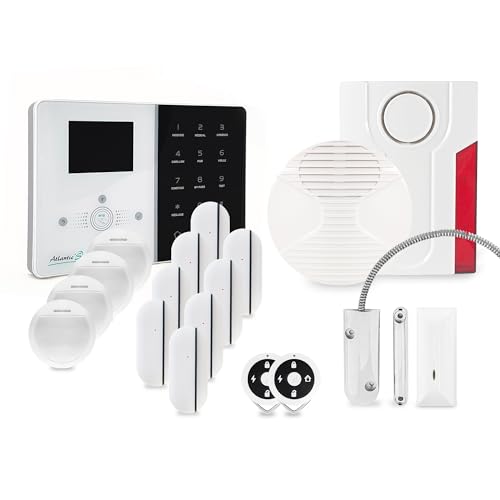 Atlantic'S – Alarmanlage, kabellos, IPEOS KIT 6 – Pack Alarmanlage, WiFi, Fernbedienung von Atlantic'S