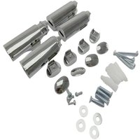 Atlantic - Kit Verchromte Wandbefestigungen für Timelis Handtuchtrockner, 4 Stück von Atlantic