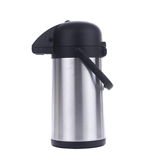 HI Airpot 2,2 L Pumpkanne Isolierkanne Thermo Kanne Kaffeekanne Camping Edelstahl von Haushalt International
