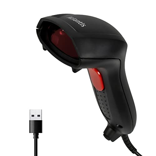 Atlantis Land SCANBAR ln1100 Handheld Bar Code Reader 1D/2D Linear Schwarz – Code-Leser Stangen (1D/2D, Linear, codabar, Code 128, Code 39, code 93, EAN: 2, EAN: 5, ean-13, ean-8, Jan, MSI, Plessey, u.p.c., GS1 DataBar, 2500 Pixel, 100/Sekunde) von Atlantis