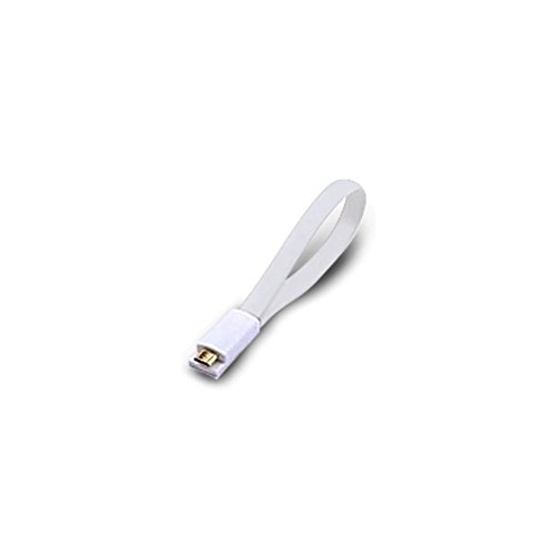 Atlantis Land 0,2 m USB 2.0 A – Micro USB 2.0 B M/M – Kabel USB (USB A, Micro B, männlich/männlich, weiß) von Nilox