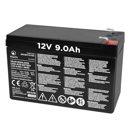 Atlantis Land-BAT12 – 9.0 A Batterie UPS von Atlantis
