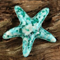 Machen Sie Einen Unterschied Starfish Zu Einer Zeit ... Aquamarine Glas-Starfish Machen Sie Einen Unterschied Starfish Zu Einer Zeit ... Aquamarine Glas-Starfish von AtlantisDesigns