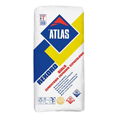 ATLAS REKORD WEIß Zementmörtel 1-10 mm 25 Kg ATLAS REKORD WEIß Zementmörtel 1-10 mm 25 Kg von Atlas