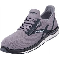 Atlas - Sicherheitsschuhe runner 65 esd S1P grau Stone Grey Arbeitsschuhe, Größe: 42 von Atlas