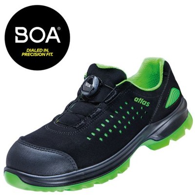 Sicherheitshalbschuh SL 920 BOA green 2.0, S1 ESD, W10, Größe 36 von Atlas