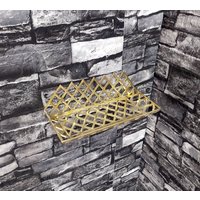 Handgefertigte Regale, Unlackiertes Messing Wandregal Für Dusche Oder Badezimmer von Atlasty