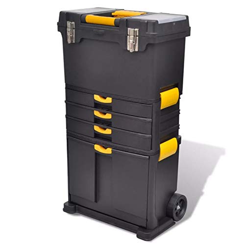 Atlojoys Werkzeugtrolley mit Rädern, Werkstattkoffer, Werkstattwagen, Vielseitige Werkzeugbox für Kleinteile und große Werkzeuge Atlojoys Werkzeugtrolley mit Rädern, Werkstattkoffer, Werkstattwagen, Vielseitige Werkzeugbox für Kleinteile und große Werkzeuge von Atlojoys