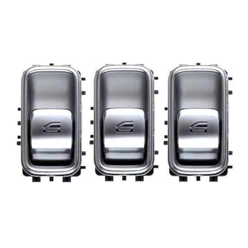 Fensterheber Schalter Schalttaste Für Benz Für GLS Für GLE Auto Power Lifter Fenster Schalter Elektrische Fenster 1679054501 1679054601(3 Buttons) von Atmophe