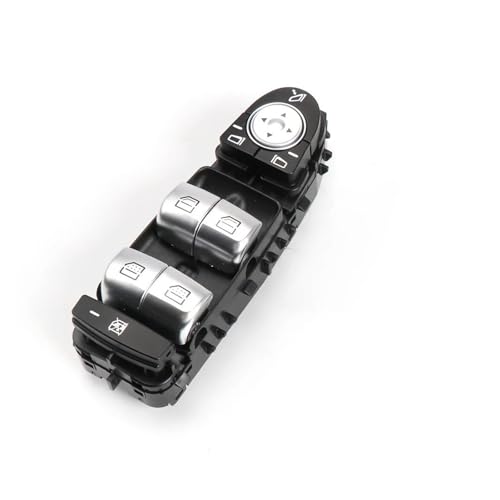Fensterheber Schalter Schalttaste Für Benz Für W222 Für S-Klasse Für S300 Für S320 Für S400 Auto-Haustür Elektrischer Hauptfensterschalter Ersatz(Model A Black) von Atmophe