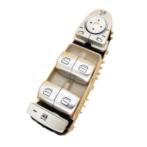 Fensterheber Schalter Schalttaste Für C180 Für C200 Für 4MATIC Master Fenster Control Schalter Taste 2059056811 A2059056811 2059051513(Beige Style 1) von Atmophe