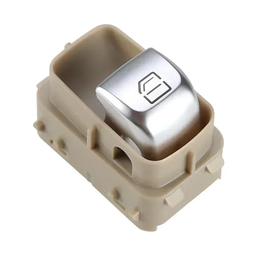 Fensterheber Schalter Schalttaste Für C180 Für C200 Für 4MATIC Master Fenster Control Schalter Taste 2059056811 A2059056811 2059051513(Beige Style 2) von Atmophe