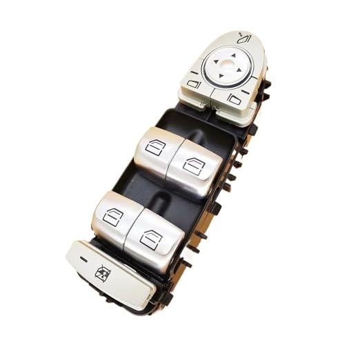 Fensterheber Schalter Schalttaste Für C180 Für C200 Für 4MATIC Master Fenster Control Schalter Taste 2059056811 A2059056811 2059051513(Black Style 2) von Atmophe