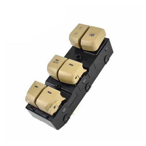 Fensterheber Schalter Schalttaste Für Hyundai Für Elantra Für Lang Für Bewegen Elektrischer Fensterheber-Hauptschalter 93570-4V000 935704V000(Beige Auto) von Atmophe