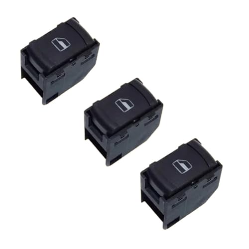 Fensterheber Schalter Schalttaste Für Jetta Für MK4 1998 1999 2000 2001 2002 Power Fenster Control Schalter Taste 9pin 1J4959857(3 PCS) von Atmophe