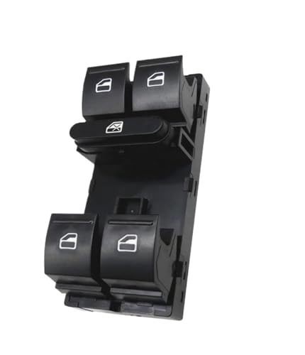 Fensterheber Schalter Schalttaste Für Skoda Für Fabia 2006 2007 Power Fenster Master Switch Control Taste 7L6959855B 7L 6 959 855B 5J0959855 5J 0 959 855(NO Chrome) von Atmophe