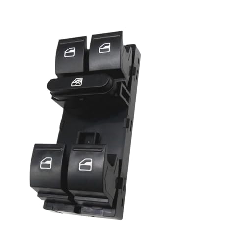 Fensterheber Schalter Schalttaste Für Skoda Für Fabia Für Combi Power Fenster Master Switch Control Taste 7L6959855B 7L6 959 855B 5J0959855 5J0 959 855(NO Chrome) von Atmophe