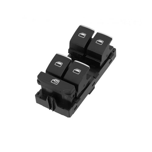 Fensterheber Schalter Schalttaste Für VW Für Golf Für MK7 Für Passat Für Tiguan Power Fenster Control Schalter 5G0959857B(Chorme Switch) von Atmophe