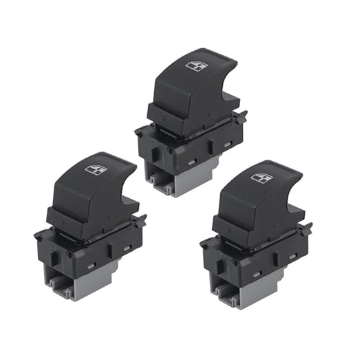 Fensterheber Schalter Schalttaste Für VW Für Golf Für MK7 Für Passat Für Tiguan Power Fenster Control Schalter 5G0959857B(Normal Button 3PCS) von Atmophe