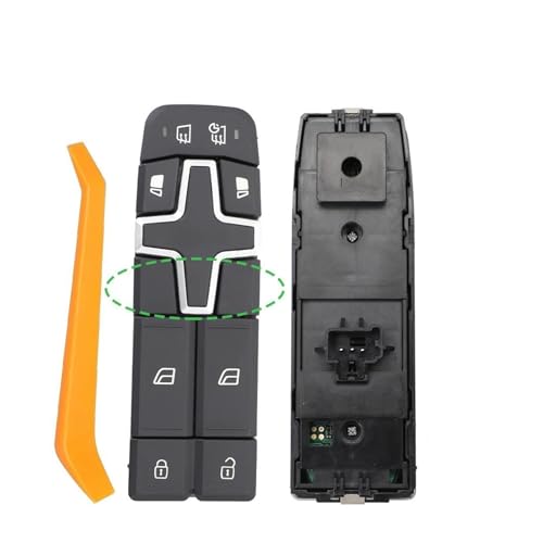 Fensterheber Schalter Schalttaste Für Volvo Für FH Für FM Links Hand Fahrer 12V Lkw Master Fensterheber Control Schalter 22154286 22154235 22154240(22154286) von Atmophe
