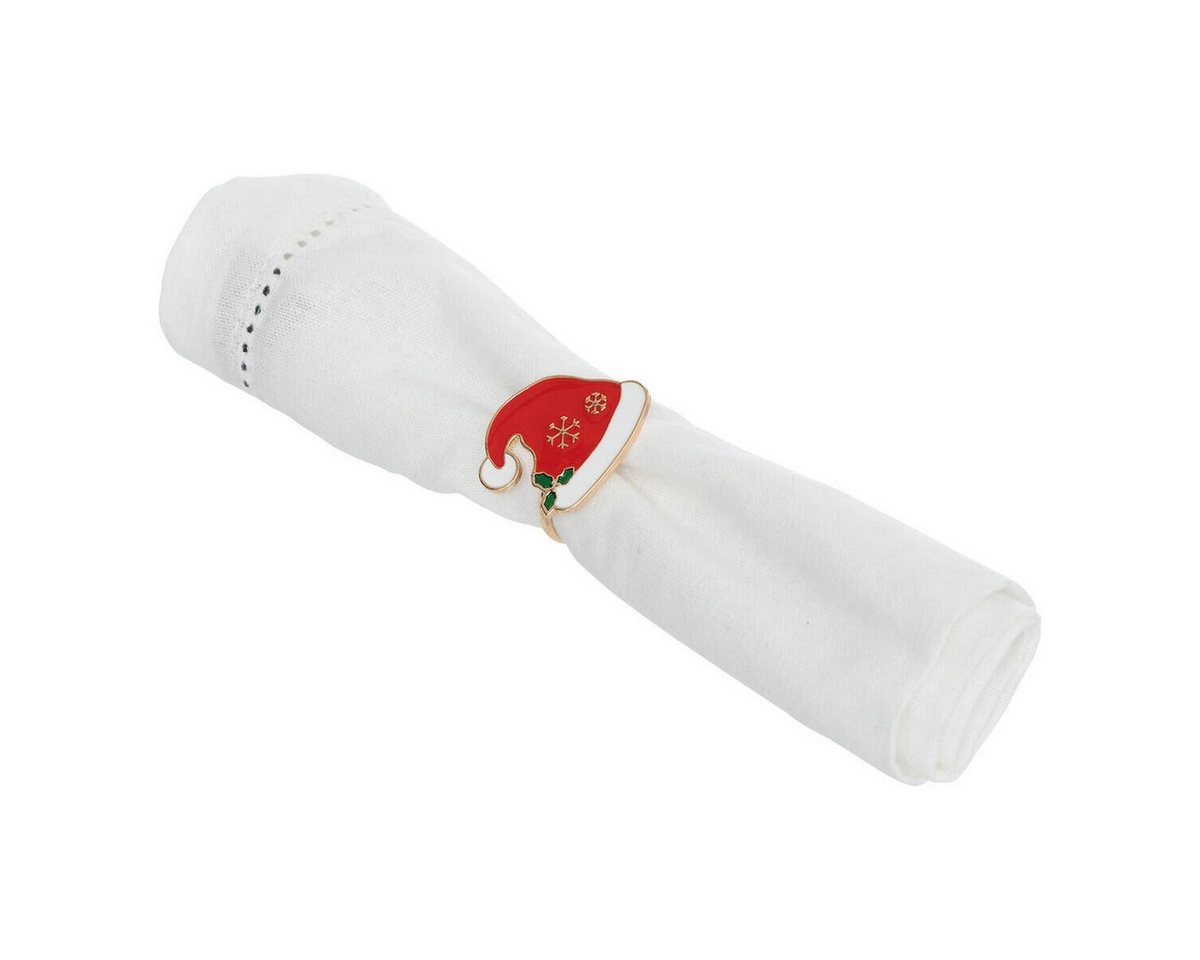 Atmosphera Créateur d'intérieur Serviettenring, Metall, (2er-Set), mit Weihnachtsmotiv von Atmosphera Créateur d'intérieur