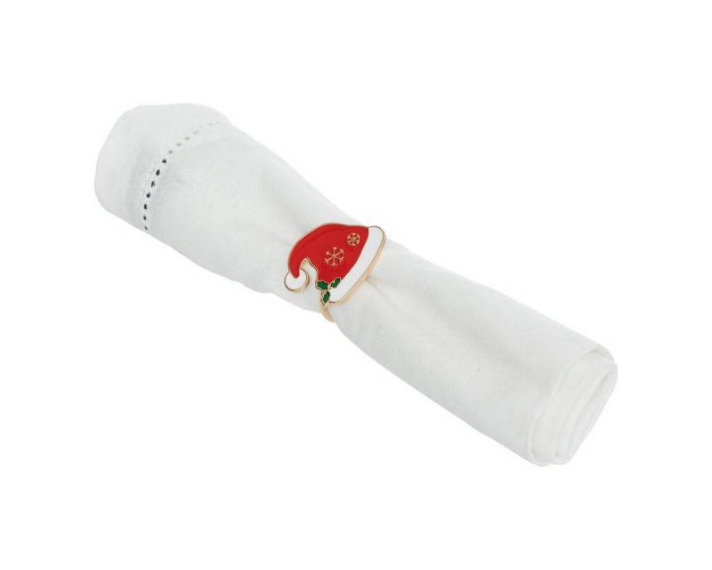 Atmosphera Créateur d'intérieur Serviettenring, Metall, (2er-Set), mit Weihnachtsmotiv von Atmosphera Créateur d'intérieur