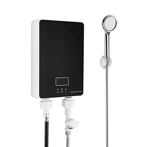 6000W Instant Warmwasserbereiter Elektrischer Durchlauferhitzer Mini Dusche Warmwasserbereiter Mit Duschkopf LED Temperaturanzeige von Atnhyruhd