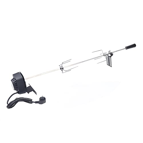 Edelstahl Grillspieß Set für Weber Genesis Grill Dreh-Spieß Grillspieß Kugelgrill Ring Aufsatz Zubehör Rotisserie Set 2-3 U/m (Revolutions per Minute) with 4 watts Size Ø 47 cm/Ø 57 cm x (H) 15 cm von Atnhyruhd