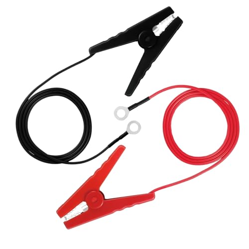 Atotalof Kupferdraht mit Krokodilklemme, Elektrozaun-Überbrückungskabel-Set, rote & schwarze Leitungen mit robusten Clips, ideal für solarbetriebene Zaunladegeräte & Elektrozaun-Tester Atotalof Kupferdraht mit Krokodilklemme, Elektrozaun-Überbrückungskabel-Set, rote & schwarze Leitungen mit robusten Clips, ideal für solarbetriebene Zaunladegeräte & Elektrozaun-Tester von Atotalof