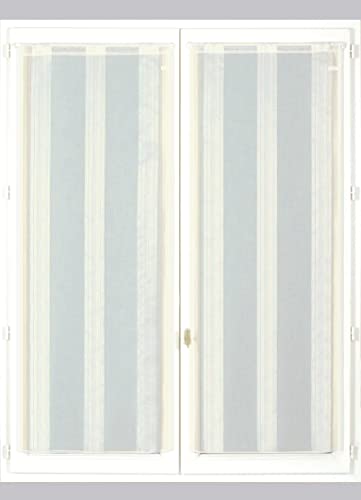 Atout Ciel 1 Paar Gardinen, 60 x 160 cm, elfenbeinfarben von Atout Ciel
