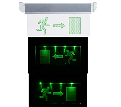 Notleuchte Notbeleuchtung Exit Notausgang Fluchtwegleuchte Notlicht Fluchtweg Links/Rechts von shopVG