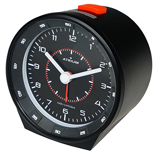 ATRIUM Funkwecker analog schwarz ohne Ticken mit Beleuchtung, Nachtlicht und Snooze A960-7 ATRIUM Funkwecker analog schwarz ohne Ticken mit Beleuchtung, Nachtlicht und Snooze A960-7 von Atrium