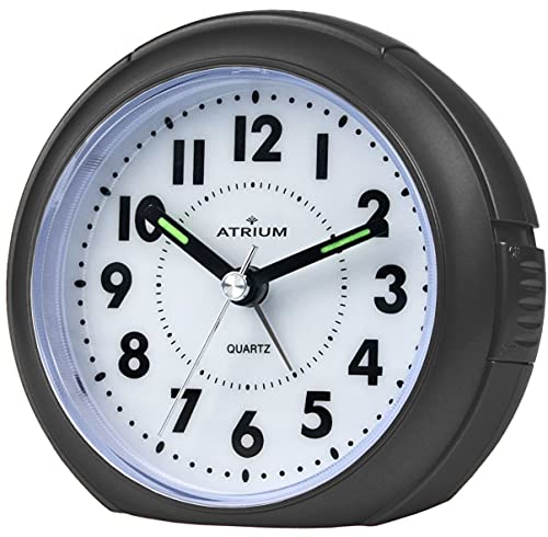 Atrium Wecker Analog Quarz ohne Ticken mit Licht und Snooze Schwarz Metallic A240-7 Atrium Wecker Analog Quarz ohne Ticken mit Licht und Snooze Schwarz Metallic A240-7 von Atrium