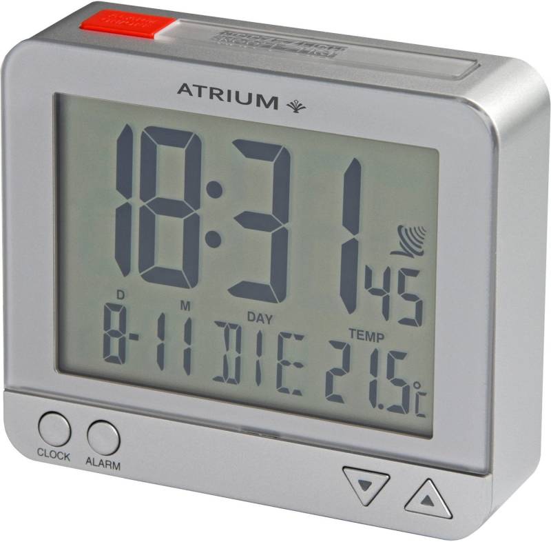 Atrium Funkwecker A760-19 Digitalwecker, Quarzwecker, Innentemperatur, Schlafzimmer von Atrium