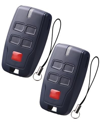2Pcs 433,92 MHz Garagentor Fernbedienung kompatibel mit BFT Mitto 2 B, Mitto 4 RCB04, R1, RCB02, Ice Clear – Rolling Code Handsender für automatisches Tor, zuverlässige BFT Funkfernbedienung von Atshld