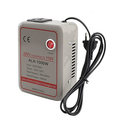 Step Down Transformer 1000W Transformer Spannungswandler Transformator 220V-250V auf 100V-120V Step Down Wandler Konverter Transforme r Wandler Umwandler Converter von Atsoya