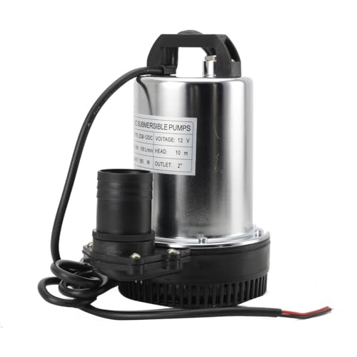 Tauchpumpe 12V Schmutzwasserpumpe Entwässerungspumpe 160W 6000L/h Förderpumpe Schmutzwasserpumpe Brunnpume Wasserpumpe Edelstahl Baupumpe Tauchpumpe 12V Schmutzwasserpumpe Entwässerungspumpe 160W 6000L/h Förderpumpe Schmutzwasserpumpe Brunnpume Wasserpumpe Edelstahl Baupumpe von Atsoya