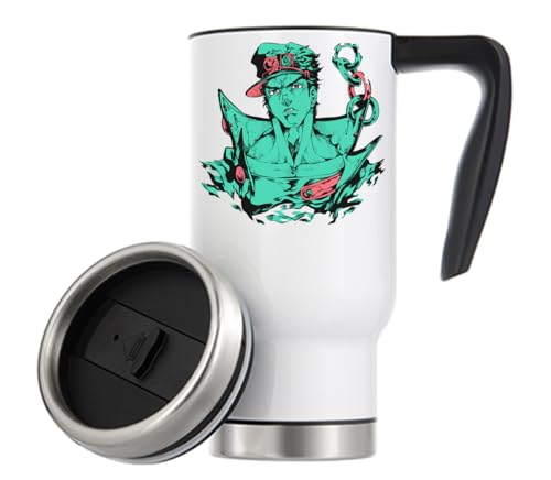 Atspauda Anime 76 Thermo-Kaffeebecher, 480 ml, Weiß von Atspauda