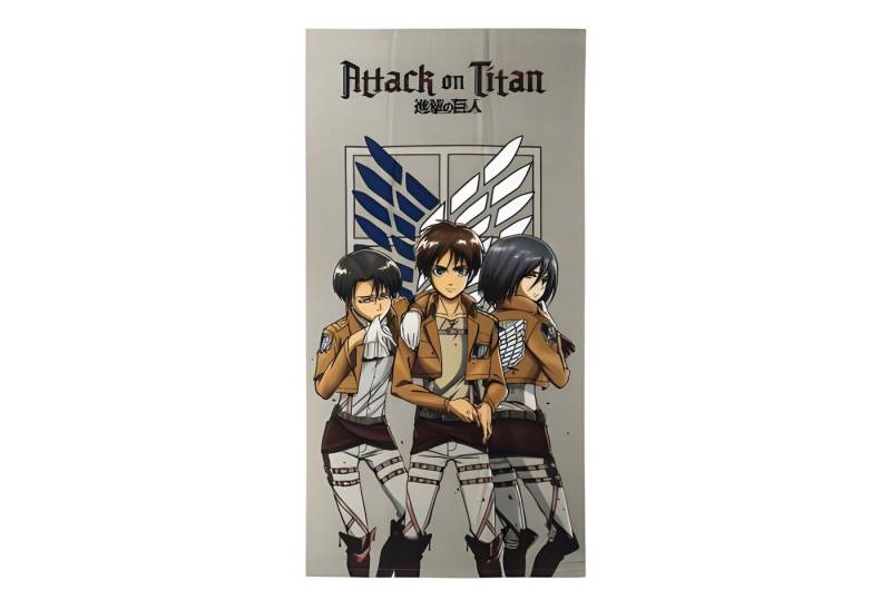Attack on Titan Strandtuch Anime Attack on Titan Mikrofaser Handtuch Badetuch XL 70x140 cm von Attack on Titan