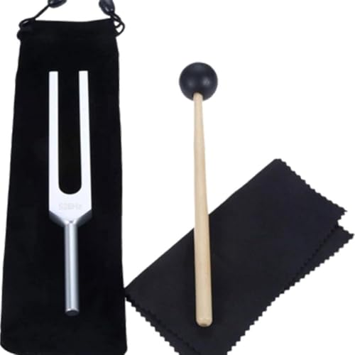 Atthatmmt 528Hz Stimmgabel Beruhigende Entspannung Korrosionsbeständigkeit Gesundheitstherapie Pflege M9A0 System Gabel Sound Tuning Instrumente Testing von Atthatmmt