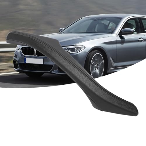 Attisfiera Leder-Seitentürgriff Vorne Türgriffabdeckung für 5er F10 F11 F18 51417225852 Rechts Auto Innen Beifahrertür Leder Zuggriff Schwarz von Attisfiera