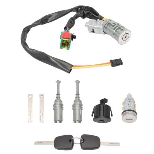 Attisfiera Neiman Diebstahlsicherung für C3 Handschuhfach und Kraftstoffklappe mit Schlüssel 4162AG 4162AH 9170T5 Startschalter von Attisfiera