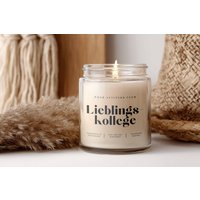 Lieblingskollege Kerze Im Glas Geschenk Für Partner Freunde Kollegen Familie Weihnachten Muttertag Geburtstag Geschenkidee von AttitudeClub