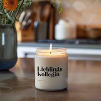 Lieblingskollegin - Geschenkidee Für Arbeitskollegin | Duftkerze Mit Spruch Handgemachte Sojawachskerze in 3 Größen & 33 Düften Persönli Lieblingskollegin - Geschenkidee Für Arbeitskollegin | Duftkerze Mit Spruch Handgemachte Sojawachskerze in 3 Größen & 33 Düften Persönli von AttitudeClub