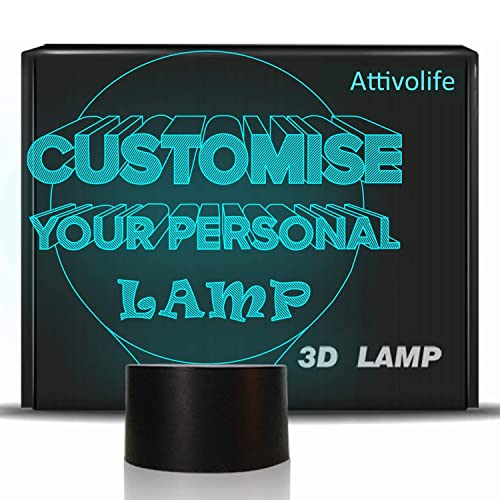 Attivolife Personalisiertes 3D Nachtlicht Tisch Schreibtischlampe basierend auf Ihrem Bild mehrfarbige individuelle LED beste Heimdekoration Geburtstag Weihnachten Geschenke Attivolife Personalisiertes 3D Nachtlicht Tisch Schreibtischlampe basierend auf Ihrem Bild mehrfarbige individuelle LED beste Heimdekoration Geburtstag Weihnachten Geschenke von Attivolife