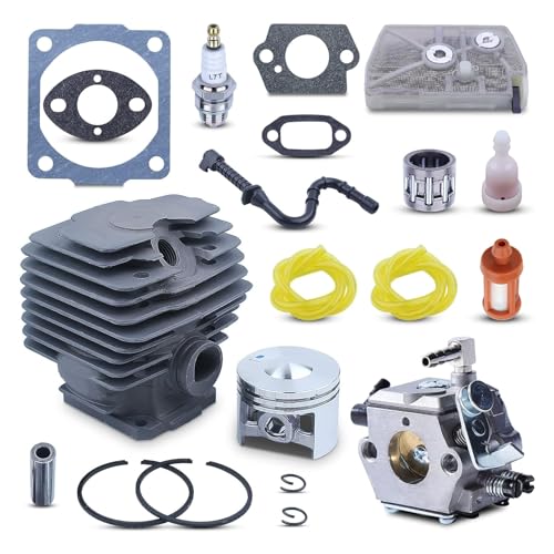 Atunee 46mm Zylinderkolben Vergaser Tuning Kit für Stihl 028 028AV mit Luftfilter, Ersatzteil 1118 020 120 von Atunee
