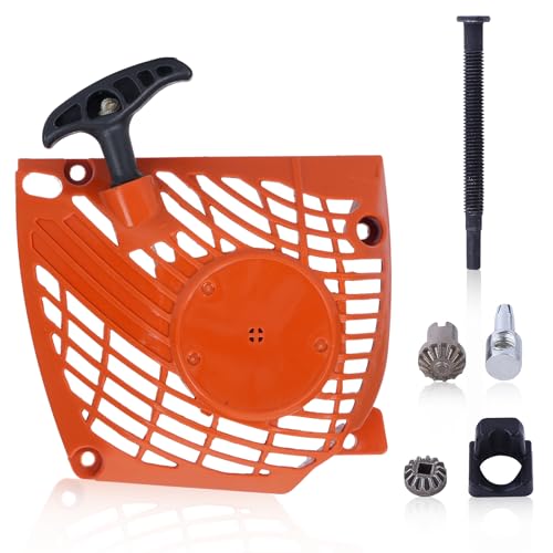Atunee CS400 Rückstoßstarter mit Kettenversteller-Kit für Echo CS370 CS400 CS400F Kettensäge ersetzen A051000982 A051000981 V651000001 V651000011 von Atunee